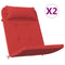 Stoelkussens 2 st Adirondack oxford stof rood