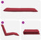 vidaXL - Ligstoel - inklapbaar - 175x54x8,5 - cm - oxford - stof - wijnrood