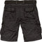 Cars Jeans ADURRAS - Cargo Short - Met ceintuur - Zwart - Maat XXL