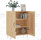 vidaXL - Dressoir - 69,5x34x90 - cm - bewerkt - hout - sonoma - eikenkleurig