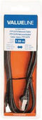 Valueline VLCB85210B10 - Cat 6 UTP-kabel - RJ45 - 1 m - Zwart