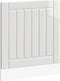 vidaXL - Vaatwaspaneel - Lucca - bewerkt - hout - hoogglans - wit