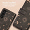 iMoshion Hoesje Geschikt voor Samsung Galaxy S23 Hoesje Met Pasjeshouder - iMoshion Design Bookcase smartphone - Zwart / Sky Black