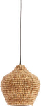 Light & Living Hanglamp Kalenga - Kralen - 21cm - Naturel