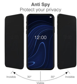 Mobilize Samsung Galaxy A26 - Glazen Screenprotector - Privacy - Case Friendly - Zwart