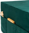 Nobodinoz Sleepover Velvet matras Jungle Green