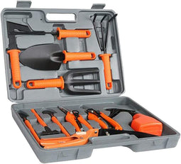 Essentiële 10-Delige Tuinset met RVS Gereedschap - Compleet met Opbergkoffer