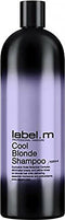 Label.M Cool Blonde Shampoo - 1000 ml- Normale shampoo - Voor Gekleurd haar -