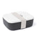 Amuse Lavender Lunchbox 3-in-1 - Brooddoos met Rekker en Sauspotje - Paars - 180 x 150 x 85 mm