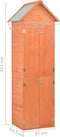 vidaXL - Tuinberging - 71x60x213 - cm - hout