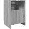 vidaXL - Wastafelkast - 40x37x59 - cm - bewerkt - hout - grijs - sonoma - eikenkleurig