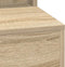 vidaXL - Kaptafel - met - LED - Verlichting - - - Sonoma - Eiken, - 100x41x135 - cm