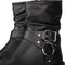 PS Poelman LEIN - Dames enkellaarzen - Bikerboot met ritssluiting - Zwart - 42