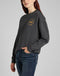 CREW NECK - Sweater - Lange mouw - Washed black