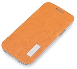 Rock Galaxy S4 Mini I9195 - Bookcase - Volledige bescherming - Oranje