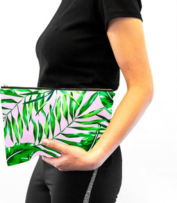 SMUG Toilettas met Haak - Makeup Tasje - Reiszak voor Koffer - Opbergzakje - Reisetui - Palm Print