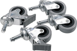 raaco Compact 37-62 - Wielenset - 4 rubberen rollen