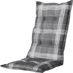 Madison - tuinkussen - hoge rug - 123x50 cm - Simon Grijs - Standenstoel