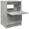 vidaXL - Wastafelkast - 40x37x59 - cm - bewerkt - hout - betongrijs