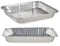 Set van trays Kinvara 82262 Aluminium 32,5 x 26 x 3,8 cm 3 Onderdelen (12 Stuks)