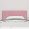 vidaXL - Hoofdbord - met - Kristallen - Knopen, - Geplooid, - Roze, - 100 - cm, - Fluweel
