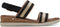 Tamaris Essentials - Dames Sandalen - Hakhoogte 4,5 cm - Zwart Comb - Maat 36