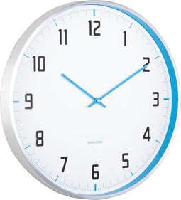 Karlsson Sporty - Wandklok - Ø40cm - Blauw