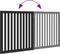 vidaXL - Hondenhek - inklapbaar - 2 - panelen - 160 - cm - populierenhout - zwart