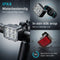 Inlustro Fietslamp Set - Voorlicht / Achterlicht - LED USB-C Oplaadbaar - IPX4 Waterdicht - Aluminium - Rood / Wit