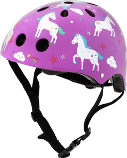 Mini Hornit Lids - Fietshelm voor Kinderen - LED achterlicht - Unicorn (S)