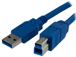 Startech.com USB 3.0-kabel A-naar-B - 1 m - SuperSpeed - Blauw