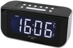 Soundmaster FUR4005 - FM radio - Radiogestuurde klok met dubbel alarm - Zwart