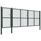 vidaXL - Poort - 500x150 - cm - staal - groen