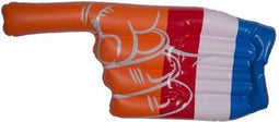Nederland - Opblaasbare hand - 40 cm - Oranje/rood/wit/blauw