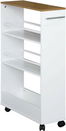 Groentetrolley Versa Wit Hout MDF 20 x 87,4 x 60 cm