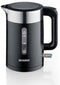 Severin WK 9265 - Waterkoker 1,7L 2200W - Snoerloos zwart met RVS