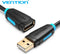 Vention USB 2.0 Verlengkabel - USB Female naar USB Male - 5 Meter