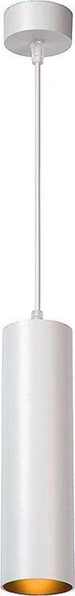 Atmooz - Hanglamp Nuo - wit - Industrieel - Woonkamer / Slaapkamer / Eetkamer - Plafondlamp - Hoogte 100cm - Metaal