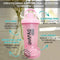 Shaker Proteineshaker, 500 ml met poedervak, schroefdeksel, BPA-vrij, lekvrij, fitnessstudio, mixbek