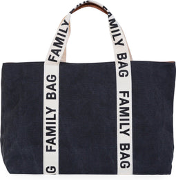 Childhome Family Bag canvas verzorgingstas Signature - Zwart