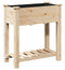 vidaXL - Tuinbak - met - Plank - 71x37x76 - cm - Massief - Vurenhout