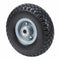 Ruedas Alex - Wiel met band - Ø 26 cm 100 kg - Zwart