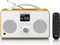 Lenco PIR-645WH - DAB+ Radio met Bluetooth® 4.2 - Dubbele alarmfunctie - Wit