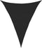 vidaXL - Zonnezeil - 160 - g/m² - driehoekig - 3x4x4 - m - HDPE - zwart