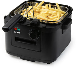 DOMO DO545FR - Friteuse - XL 4L - Koude Zone - Kijkvenster - 2000W