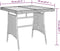 vidaXL - Tuintafel - 70x70x72 - cm - poly - rattan - en - massief - acaciahout - grijs