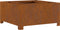 vidaXL - Vierkante - Vuurkorf - 60x60x30 - cm - Weerbestendig - Staal