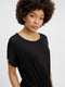 Pieces PCPETRINE SS DRESS NOOS - Dames Jurk - Viscose-mix met elastiek in taille - Maat S