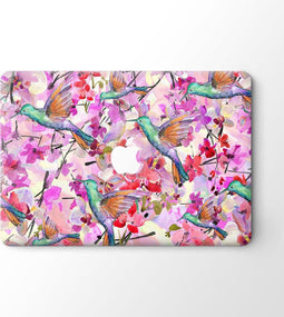 Lunso Geschikt voor MacBook Pro 16 inch (2019) vinyl sticker - Kolibrie