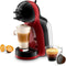 Krups Mini Me KP123H - Koffiecupmachine - 15 bar hogedruksysteem - zwart/cherry rood